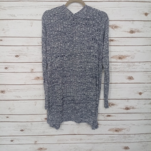 Ambiance Blue Open Front Long Sweater Size M - Picture 2 of 5